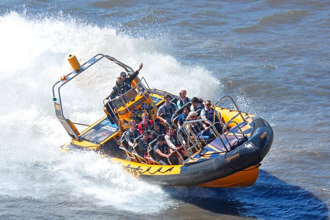 PRIVATE HIRE SPEEDBOAT 'THAMES BARRIER EXPERIENCE - 70 minutes from Embankment - The commentary gives the ride some substance