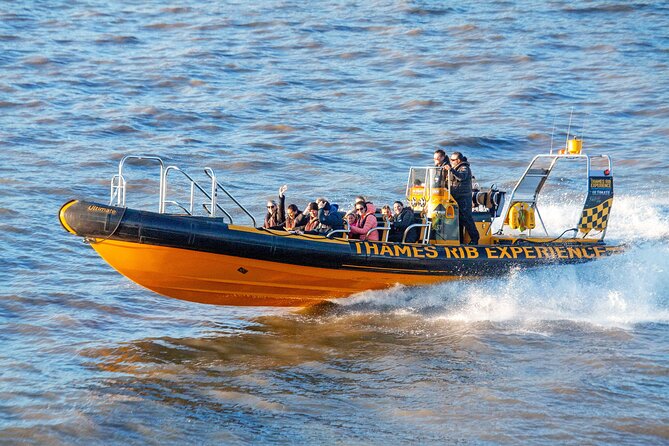 PRIVATE HIRE SPEEDBOAT 'TOWER RIB BLAST' - 20 minutes from Tower Millennium Pier - HMS Belfast and the stories beneath Tower Hill
