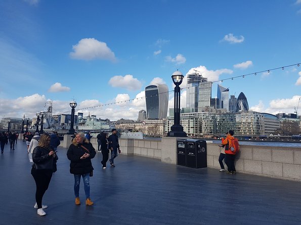 Private London Panoramic Tour by Car with Pick Up From Your Hotel - Crossing Tower Bridge and stopping at HMS Belfast