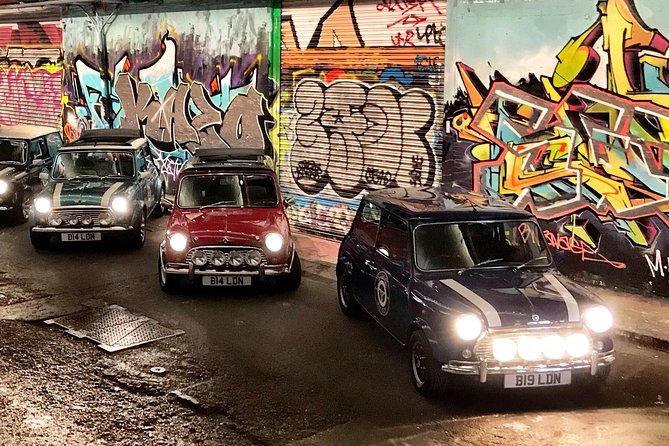 Private Panoramic Tour of London in a Classic Car - Leake Street Arches and London’s graffiti walls