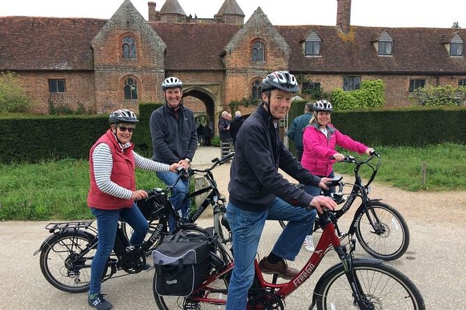 Self-guided electric bike tour of Kent - Choosing between Sissinghurst Castle and Hush Heath Winery