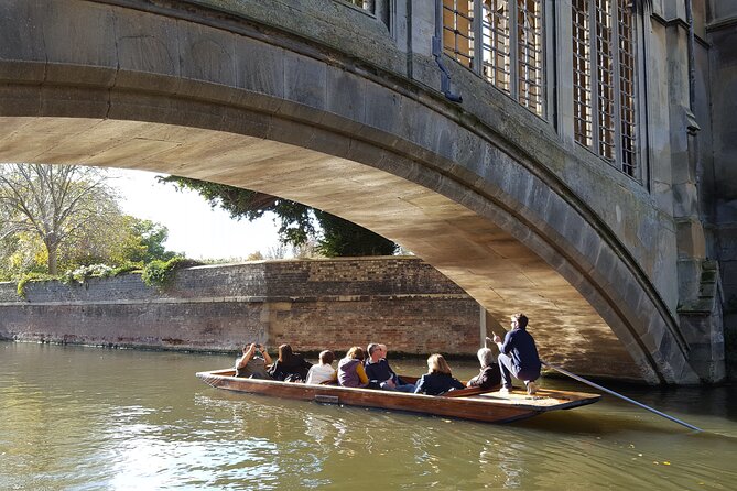 Shared Guided Punting Tour of Cambridge - King’s College Chapel from the water