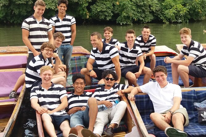Shared Guided Punting Tour of Cambridge - The Mathematical Bridge and college stories