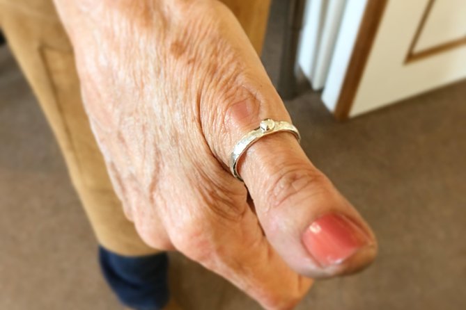 Silver Ring Workshop in Kent, England - Filing, buffing, and the satisfying final polish
