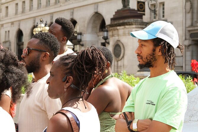 Slave Trade Money Trail Tour in the City of London - Meeting Darrel Blake at the Royal Exchange
