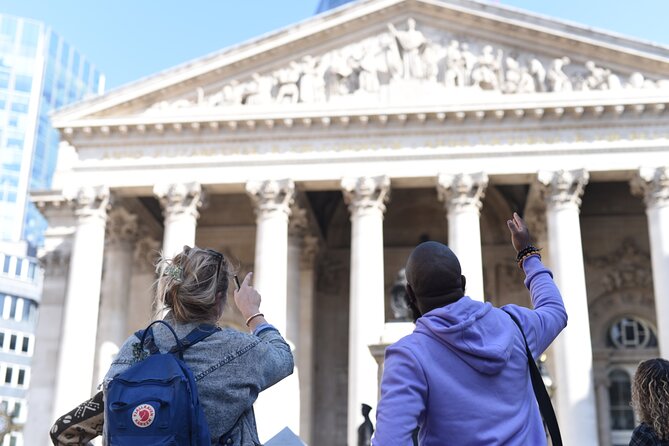 Slave Trade Money Trail Tour in the City of London - Stop two: the Royal Exchange and commercial ambition