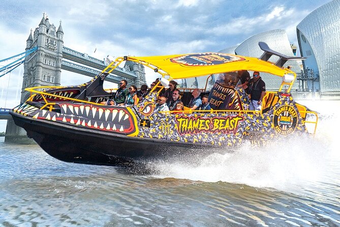 Speedboat 'THE THAMES BEAST' from Tower Millennium Pier - 40 mins - Why The Thames Beast is different from a normal river cruise