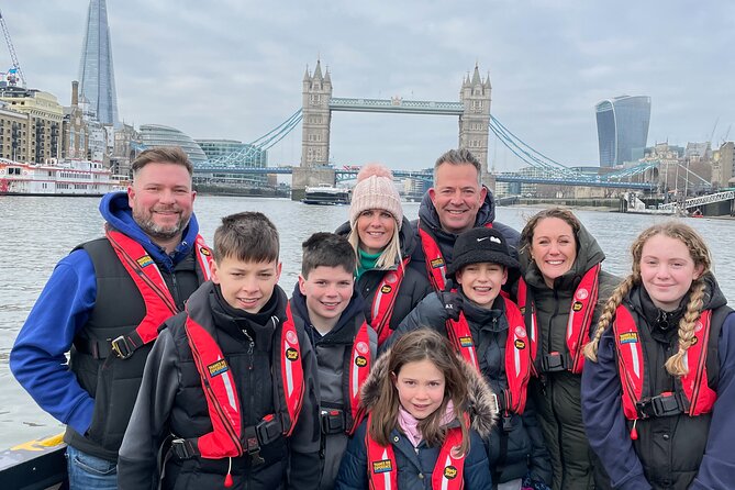 Speedboat 'THE THAMES BEAST' from Tower Millennium Pier - 40 mins - Tower of London and Tower Bridge at the start