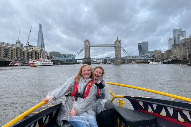 Speedboat 'THE THAMES BEAST' from Tower Millennium Pier - 40 mins - HMS Belfast and London’s changing riverfront