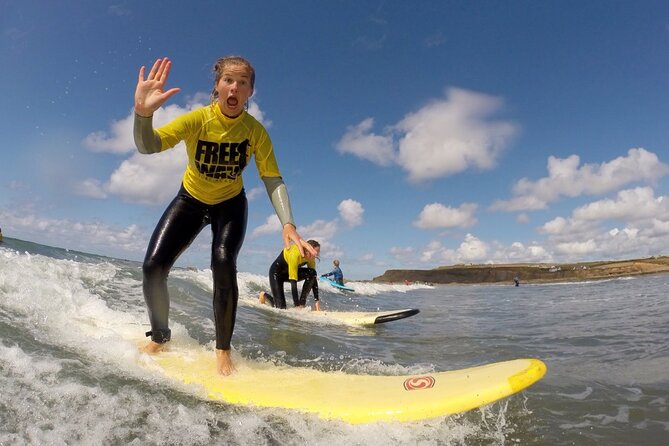 Taster Surfing Lesson in Bude - Why Widemouth Bay is a good place to start surfing