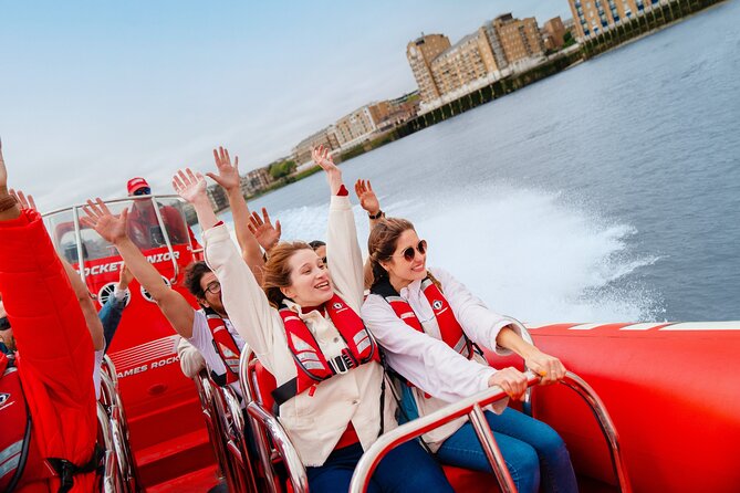 Thames High-Speed Zone Speedboat in London - The Thames Barrier is the eastern target