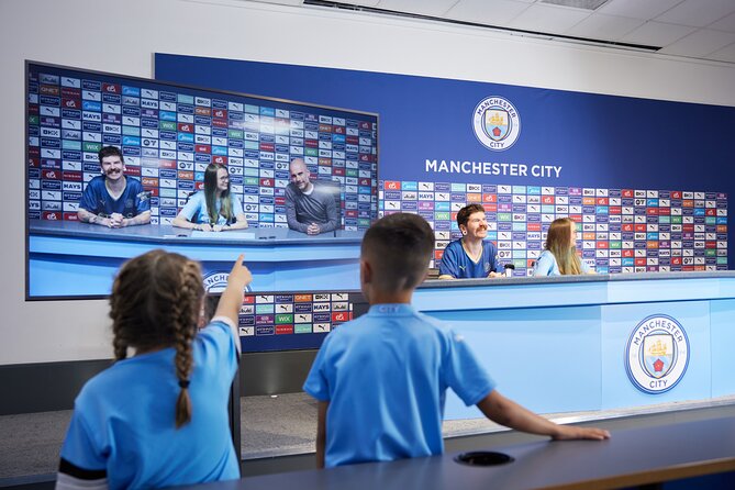 The Manchester City Stadium Tour - The home dressing room gives you time for photos