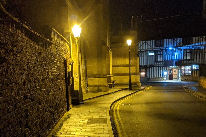 The Sinister Side of Shakespeare's Stratford Walking Tour - Outside Holy Trinity Church and its grim residents
