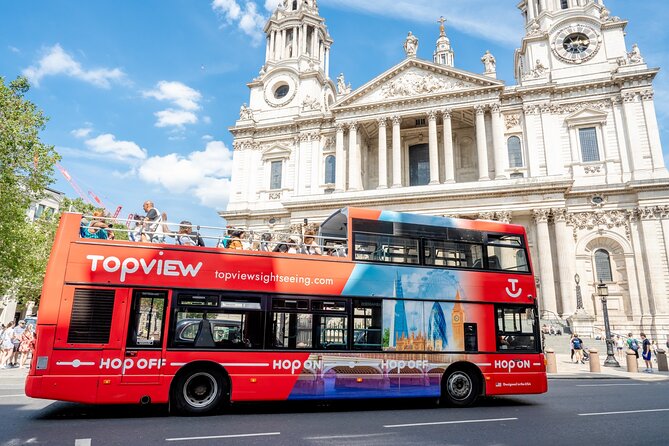TopView® 24 Hr Hop on Hop off Bus Tour with River Cruise & Walks - Westminster gives you the classic views