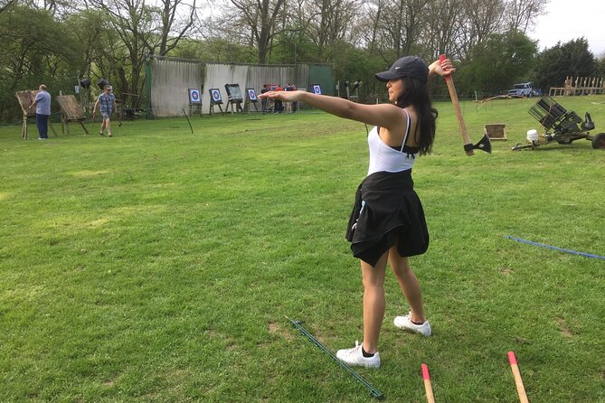 Ultimate Shooting Taster Session in Brighton - One hour of axe throwing