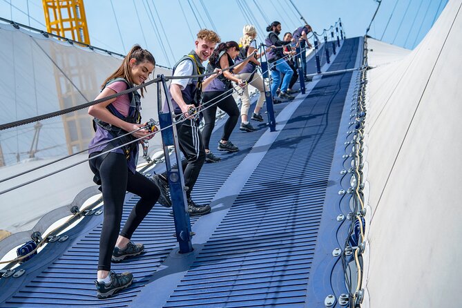 Up at The O2: Daytime Climb with Guided Tour with Panoramic Views - The first slope is the real workout