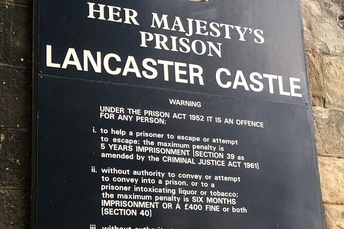 Walking tour of Lancaster - Execution Slavery Industry - Lancaster Castle: executions, prisoners, and power