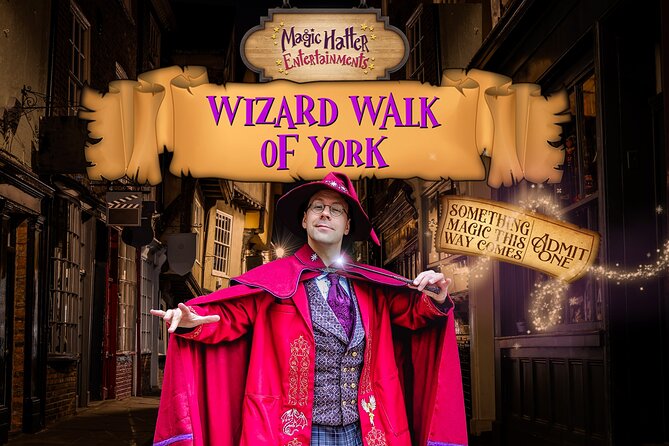 Wizard Walk of York - WINNER Best Tour & Best of York Award - A magic show begins beside St Crux